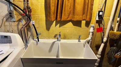 Laundry Sink After Photo